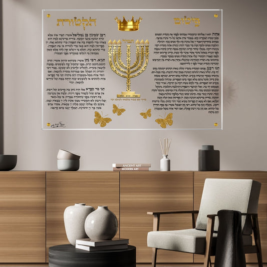 תמונות נוי בזכוכית מרהיבה, יוצרות אווירה מיוחדת ואלגנטית. יוצרות אווירה חמימה ואלגנטית בבית.