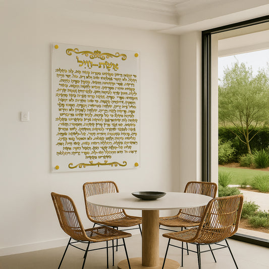 תמונות זכוכית - אשת חיל