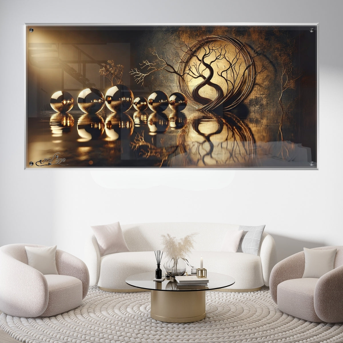 אומנות מודרנית על זכוכית, יוצרות אווירה מיוחדת ואלגנטית. מתאימות לכל חלל – סלון, משרד או חדר שינה.