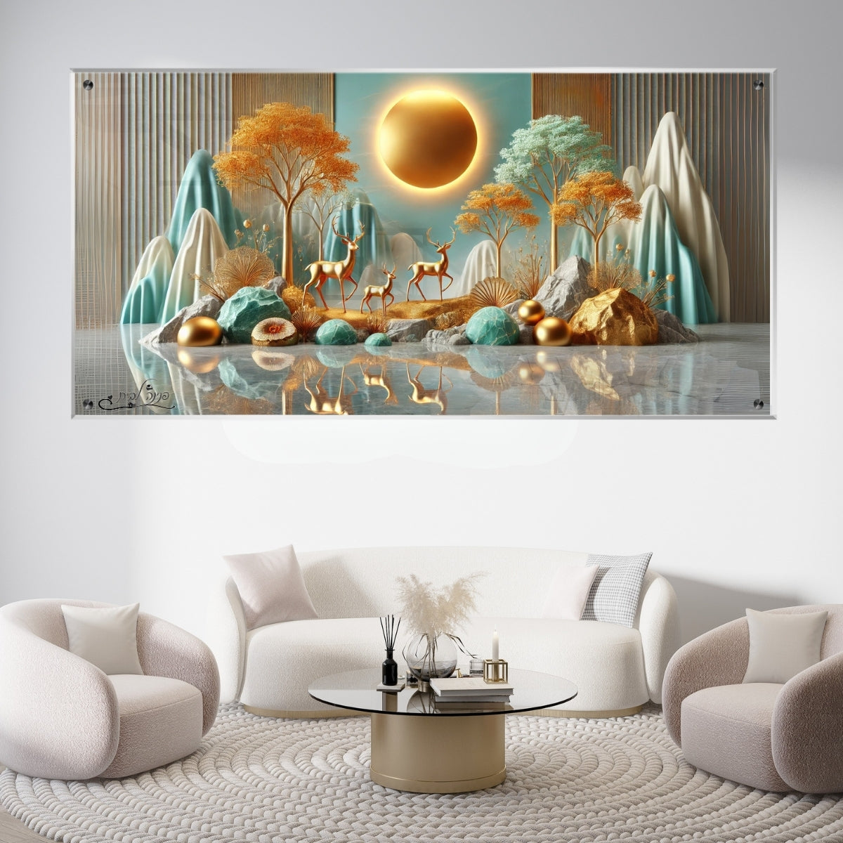 תמונות נוי בזכוכית מרהיבה, יוצרות אווירה מיוחדת ואלגנטית. יוצרות אווירה חמימה ואלגנטית בבית.