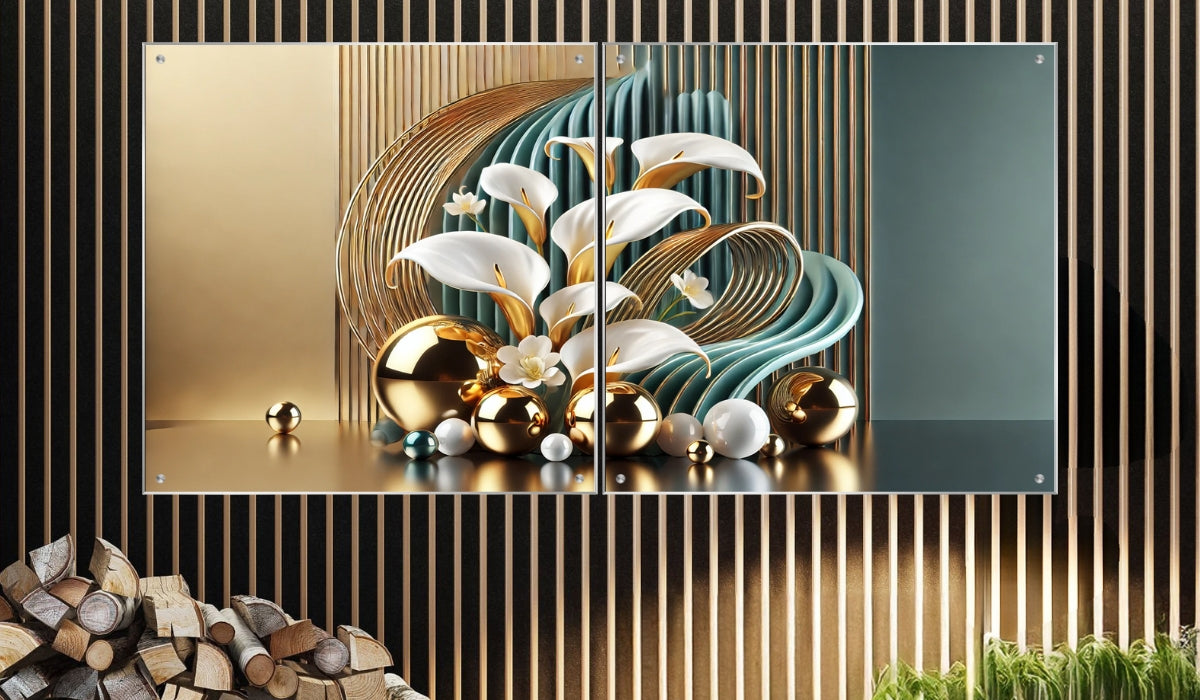 אומנות מודרנית על זכוכית, משדרגות את עיצוב הפנים. מעניקות עומק ותחכום לכל עיצוב פנים.