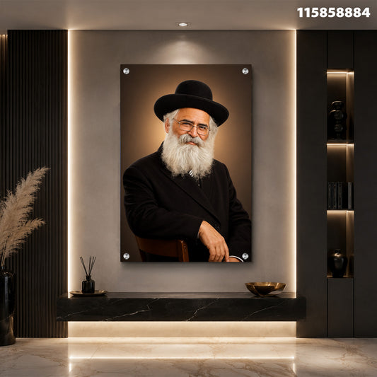 תמונה של פורטרט על קיר - תמונות קיר - צבעים חומים