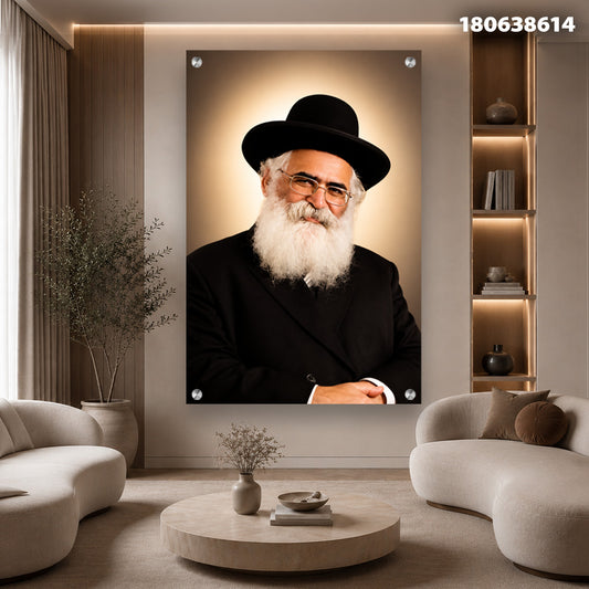 תמונה של פורטרט אדם בחלל מגונן - תמונות נוי - גוונים חומים