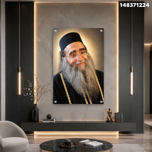 דיוקן בזכוכית - תמונות זכוכית - צבעים שוקולד ושחור