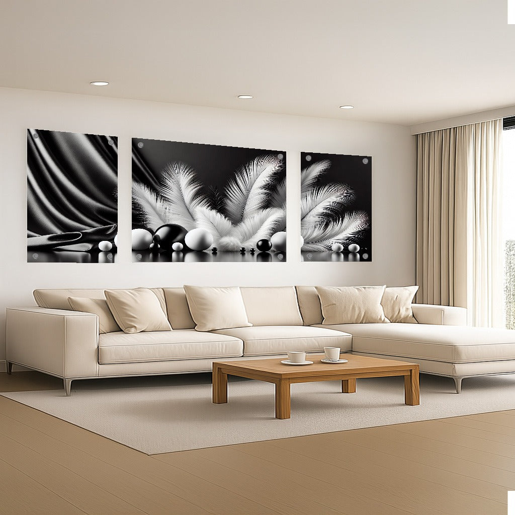 תמונות זכוכית - שלישיות