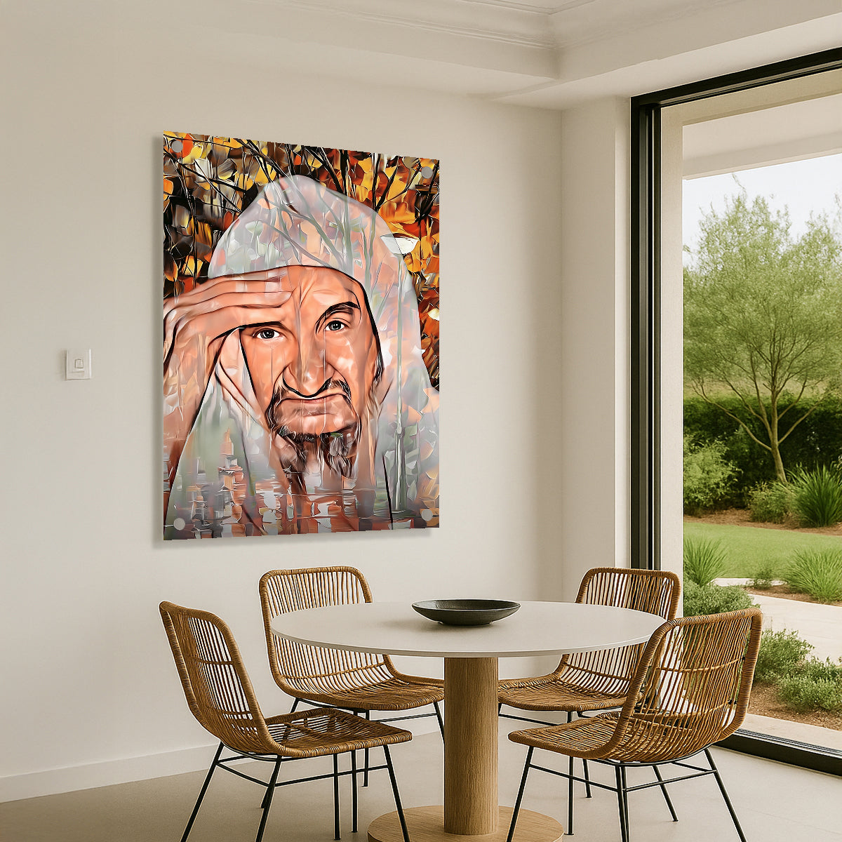 הבאבא סאלי דיוקן זהב נחושת – תמונות זכוכית