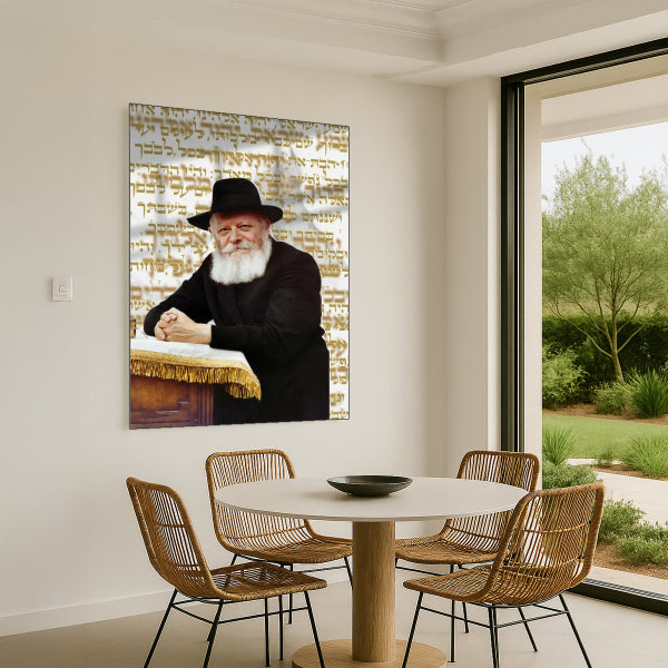 הרבי מחב״ד זהב לבן – תמונות לבית