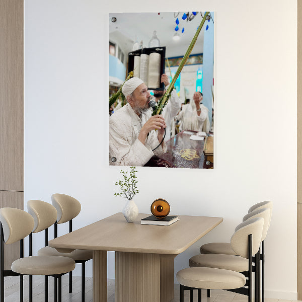 הרב קוק נענע לולב בבית הכנסת – תמונות לבית