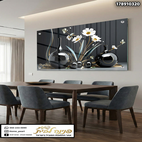 תמונות זכוכית - כדים מעוצבים