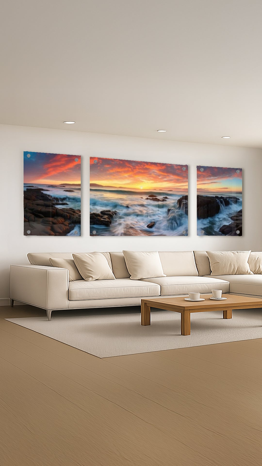 תמונות זכוכית - שלישיות