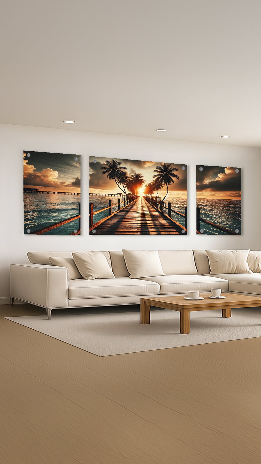 תמונות זכוכית - שלישיות