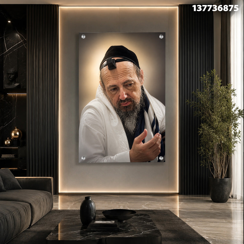 דיוקן ממוסגר בסלון - תמונות לבית - צבעים שחור ולבן