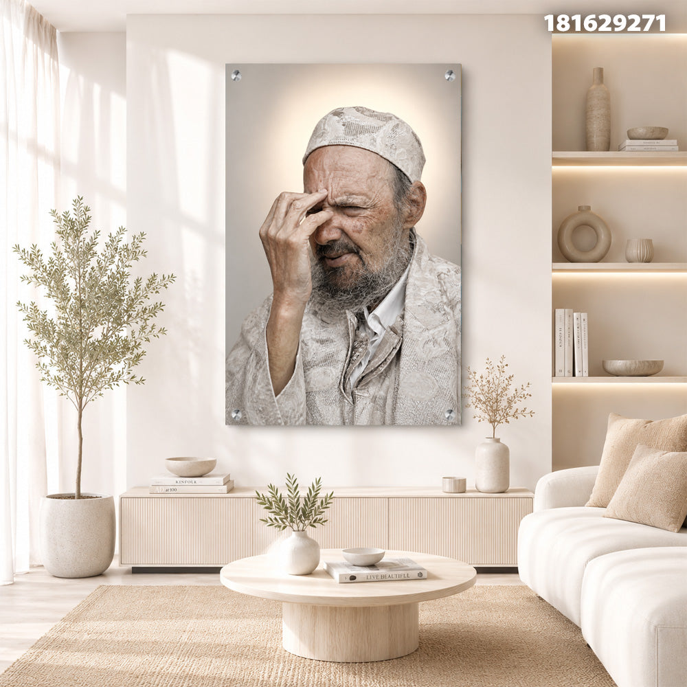 תמונות זכוכית - הרב דב קוק שליט''א תמונות זכוכית לסלון תמונות לבית תמונות קיר הדפסה על זכוכית