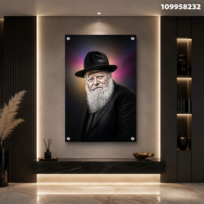 דיוקן על קיר - תמונות נוי - צבעים כהים