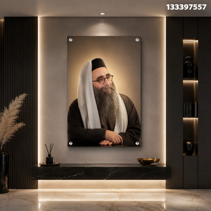 תמונה של פורטרט קיר - תמונות קיר - צבעים: שחור, בז'