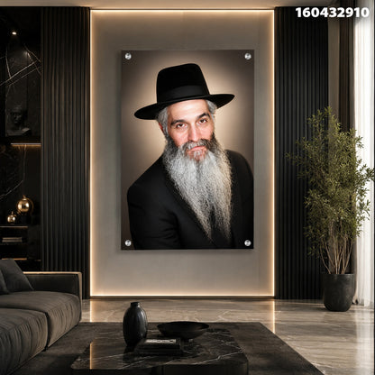 תמונה של פורטרט על קיר - תמונות לבית - צבעים שחור ולבן