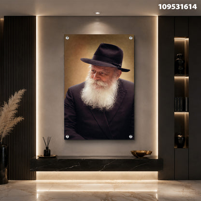 תמונה של פורטרט על קיר - תמונות לבית - גוונים של חום