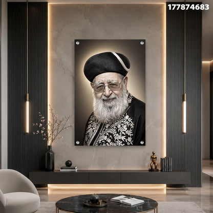 תמונה של פורטרט קלאסי על קיר - תמונות קיר - גוונים שחורים ולבנים
