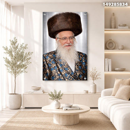 דיוקן של אדם בחלל מגונן - תמונות נוי - כחול