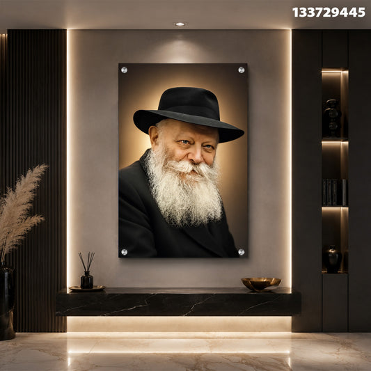 דיוקן על קיר - תמונות נוי - גוונים חומים