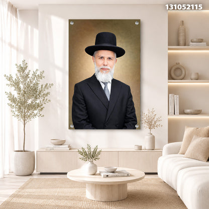 תמונה של פורטרט על קיר - תמונות נוי - צבעים חומים