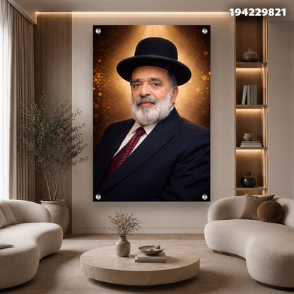 פורטרט של אדם בחלל מודרני - תמונות לבית - גווני חום