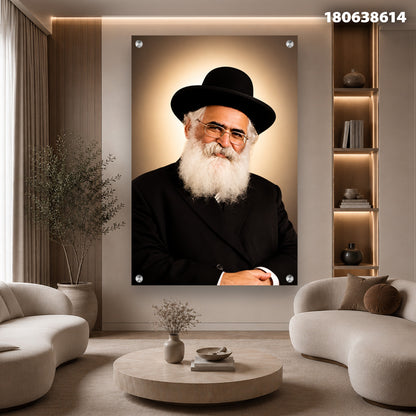 תמונה של פורטרט אדם בחלל מגונן - תמונות נוי - גוונים חומים