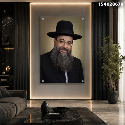 תמונה של אדם מחייך - תמונות נוי - צבעים חומים