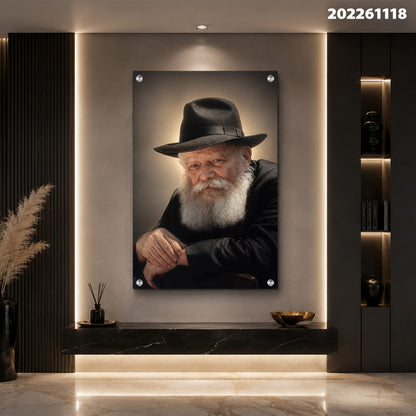דיוקן על קיר - תמונות לבית - צבעים סגול ושחור