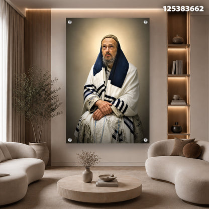 תמונה של אדם לבוש טלית - תמונות זכוכית - צבעים בבקשה