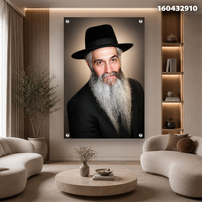 תמונה של פורטרט ממוסגר - תמונות נוי - צבעים חומים