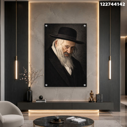 דיוקן של אדם מבוגר - תמונות נוי - גוונים של שחור ולבן