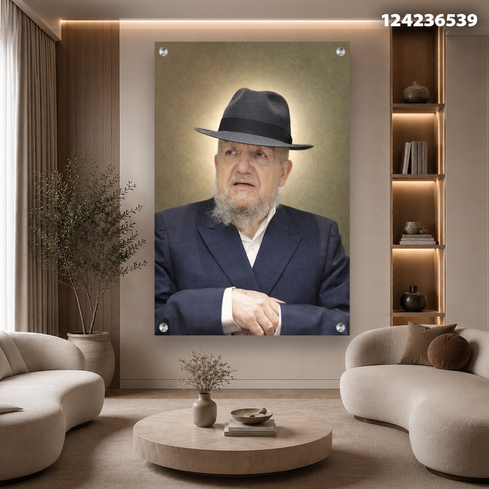 תמונה של פורטרט קיר - תמונות קיר - צבעים חומים ולבנים