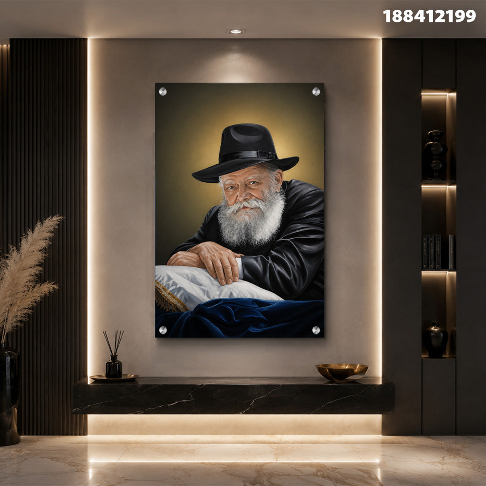 תמונה של דיוקן על קיר - תמונות קיר - צבעים בשחור ולבן