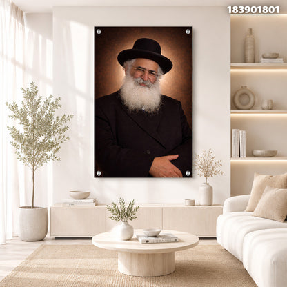 תמונה של אדם עם זקן לבן לבוש בחליפה כהה - תמונות נוי - צבעים חמים