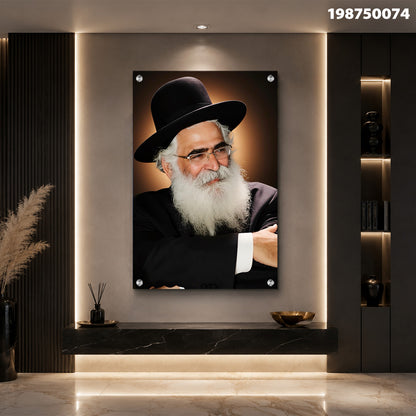 דיוקן של אדם בחלל מודרני - תמונות לבית - צבעים שחור, חום ולבן
