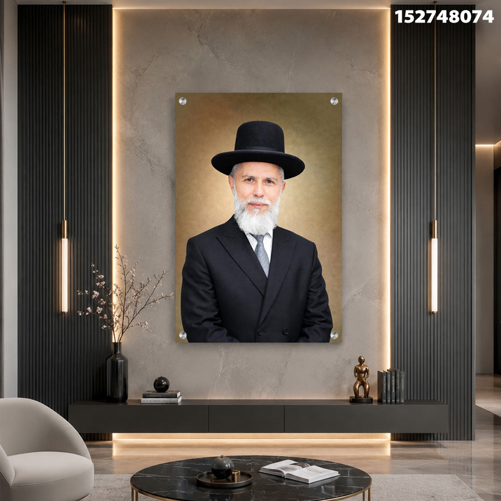 תמונות זכוכית - הרב זמיר כהן שליט''א תמונות זכוכית לסלון תמונות לבית תמונות קיר הדפסה על זכוכית