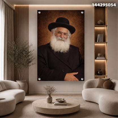תמונה של פורטרט - תמונות קיר - צבעי חום וקרם