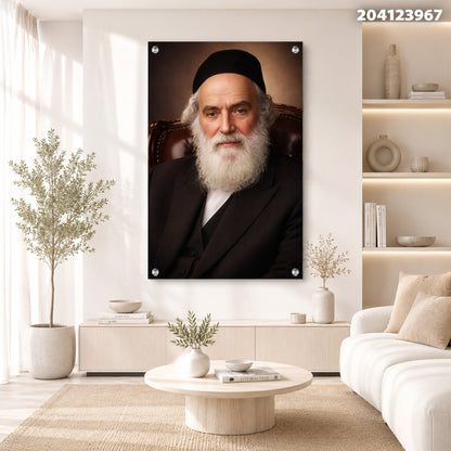 תמונה של פורטרט על קיר - תמונות נוי - צבעים חומים