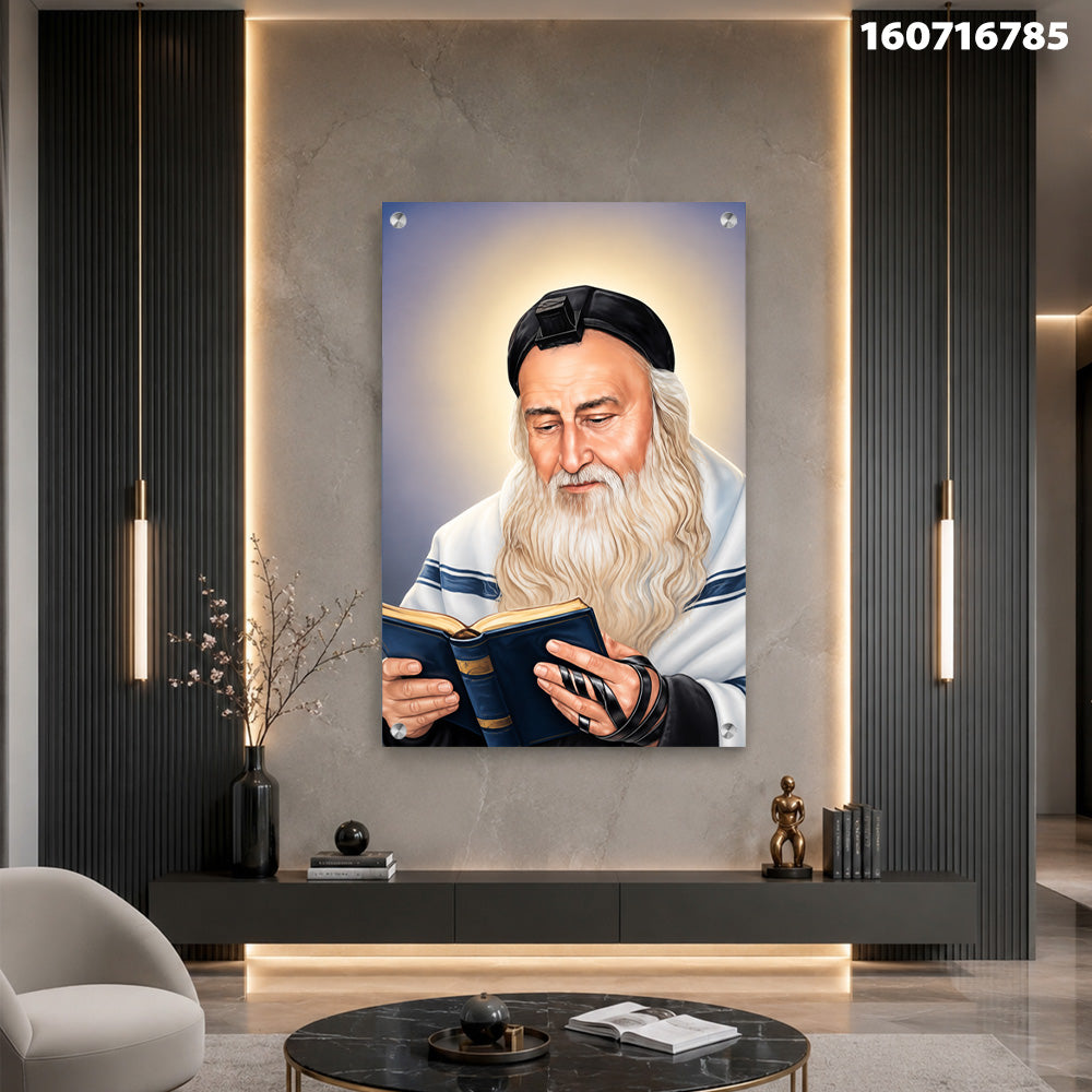 תמונות זכוכית - רבי מאיר בעל הנס זצ''ל תמונות זכוכית לסלון תמונות לבית תמונות קיר הדפסה על זכוכית