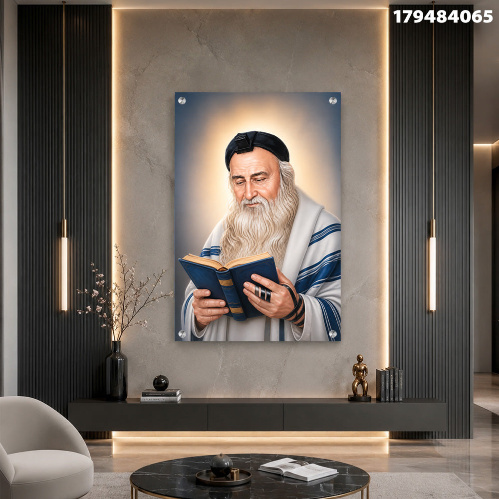 תמונות זכוכית - רבי מאיר בעל הנס תמונות זכוכית לסלון תמונות לבית תמונות קיר הדפסה על זכוכית