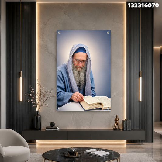תמונה של אדם קורא ספר - תמונות לבית - צבעים בתמונה