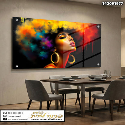 תמונה של דיוקן אופנתי - תמונות קיר - צבעים עזים