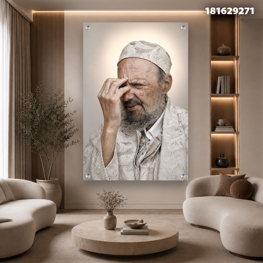 תמונות זכוכית - הרב דב קוק שליט''א תמונות זכוכית לסלון תמונות לבית תמונות קיר הדפסה על זכוכית