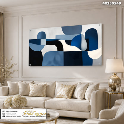 עיצוב מופשט מודרני לחדר מגונן