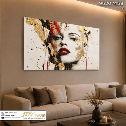 עיצוב מודרני המבטא יופי נשי בחדר סלון