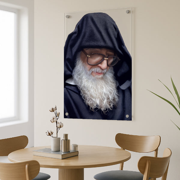 הבבא אלעזר בגלימה כהה – תמונות לבית