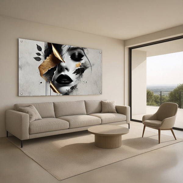 דיוקן נשי בשחור וזהב – תמונות לבית