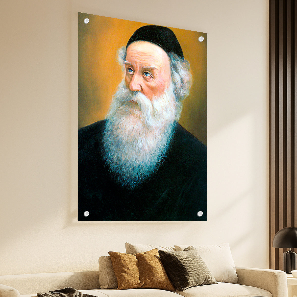 בעל התניא באור זהוב – תמונות זכוכית