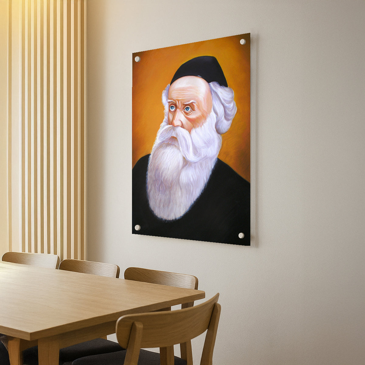 בעל התניא באור כתום זהוב – תמונות נוי